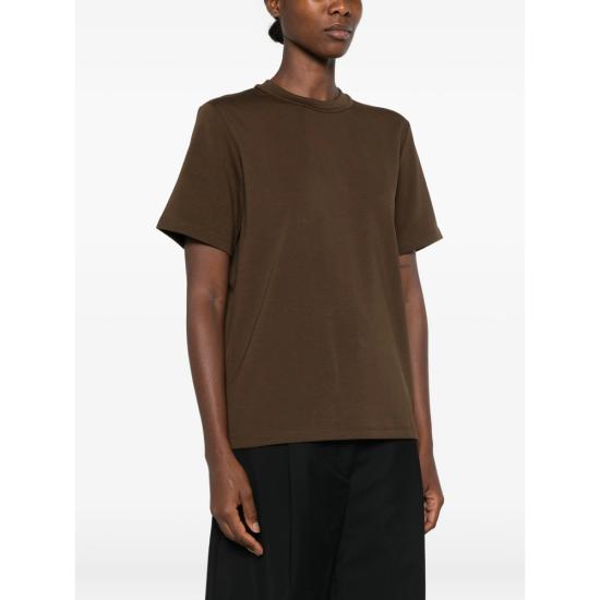 26FW 엘레 반팔 티셔츠 EFW260244 MORO BROWN - ELEH