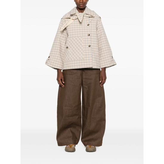 26FW 시몬로샤 데님 팬츠 4218 1355 TAN BROWN - SIMONE ROCHA