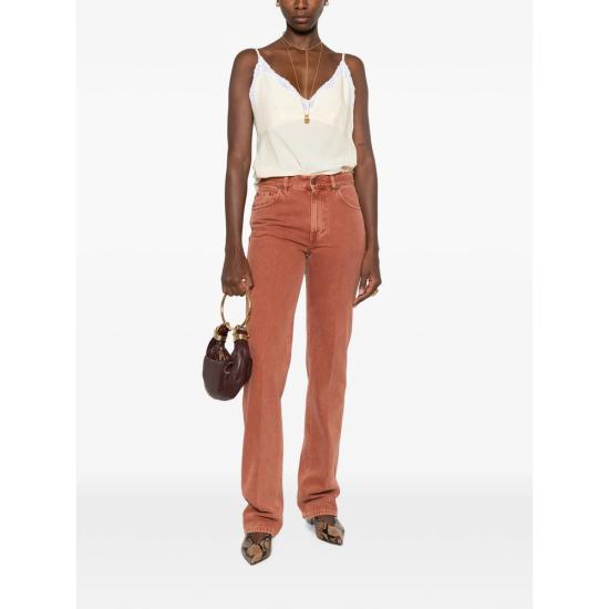 26FW 끌로에 스트레이트 팬츠 26ADP11255 237 ORANGE - CHLOE