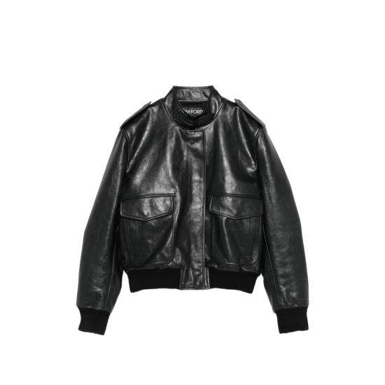 26FW 톰포드 가죽 자켓 LEX476 CSL805 NAA BLACK
