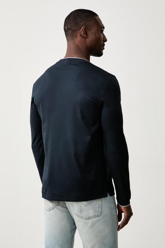 26FW 보스 반팔 티셔츠 50565601 10277803 01 404 Dark blue - BOSS