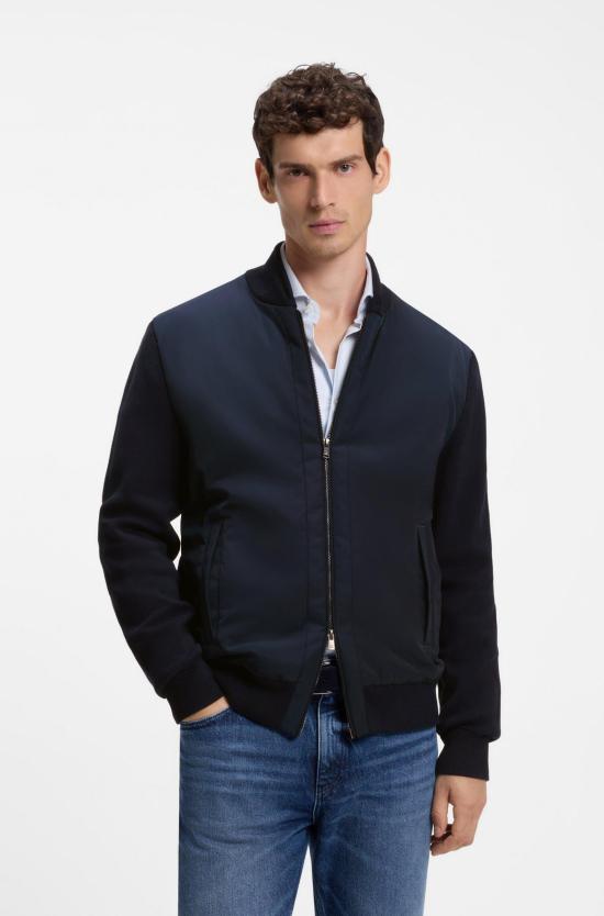 26FW 보스 스웨터 50565508 10280711 01 404 Dark blue - BOSS
