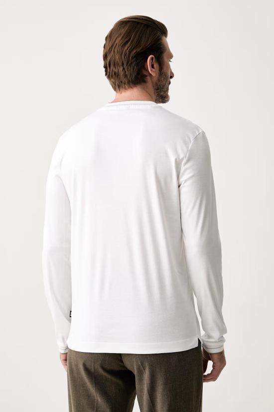 26FW 보스 긴팔 티셔츠 50565601 10277803 01 100 White - BOSS