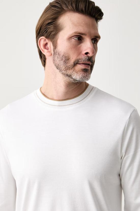 26FW 보스 긴팔 티셔츠 50565601 10277803 01 100 White - BOSS