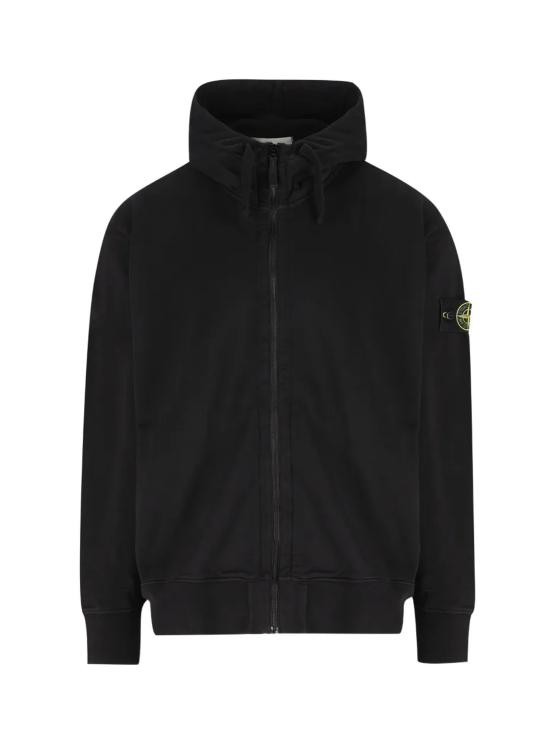 26FW 스톤 아일랜드 오가닉 코튼 플리스 와펜 집업 후드 티셔츠 오가닉 코튼 플리스 와펜 집업 후드 티셔츠 L2S15 6100009 S0051 V0029