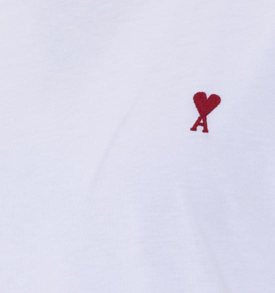 26FW 아미 알렉산드르 마티우시 반팔 티셔츠 BFUTS035 724100 White - AMI ALEXANDRE MATIUSSI