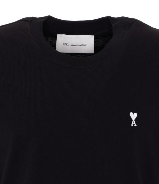 26FW 아미 알렉산드르 마티우시 반팔 티셔츠 HTS346 724045 Black - AMI ALEXANDRE MATIUSSI