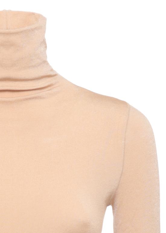 26SS 월포드 바디수트 티셔츠 75084 4816 Beige - WOLFORD