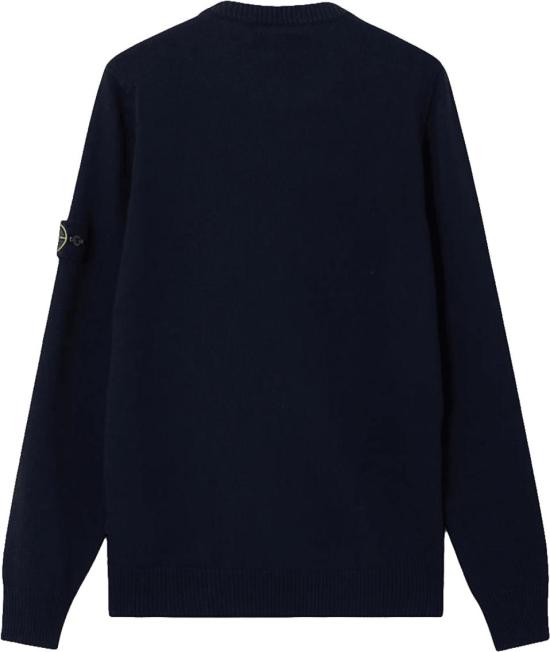 26FW 스톤 아일랜드 스웨터 STONEISLANDL2S155100072S00A3V0020LAMBSWOOLCREWNECKNAVY - STONE ISLAND