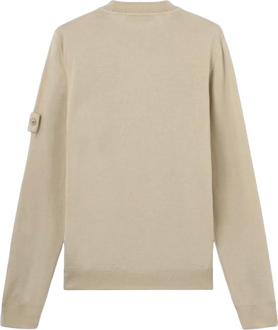 26FW 스톤 아일랜드 스웨터 STONEISLANDL2S155100074S00FCV0090LIGHTPURERWSWOOLGHOSTCREWNECKBEIGE - STONE ISLAND