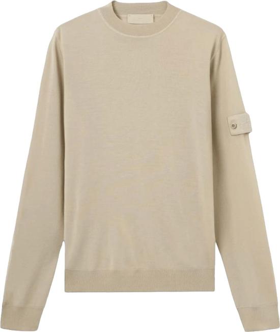 26FW 스톤 아일랜드 스웨터 STONEISLANDL2S155100074S00FCV0090LIGHTPURERWSWOOLGHOSTCREWNECKBEIGE