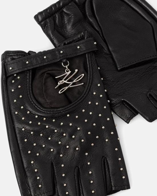 26FW 칼라거펠트 장갑 B3W33010 999 NERO - KARL LAGERFELD