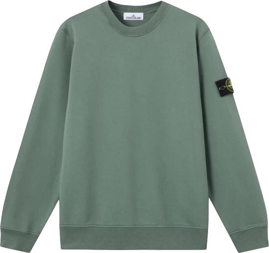 26FW 스톤 아일랜드 스웨터 STONEISLANDL2S156100060S0051V005TORGANICCOTTONFLEECESWEATERGREEN LIME