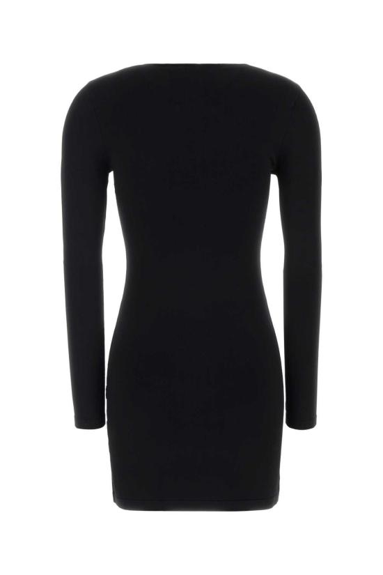  알렉산더 왕 숏 원피스 스트레치 비스코스 블렌드 미니 드레스 블랙 - ALEXANDER WANG
