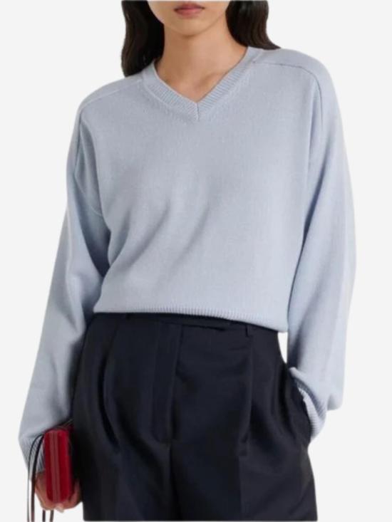  루루 드 세종 스웨터 Loulou De Saison Anzor Lds V 넥 - LOULOU DE SAISON