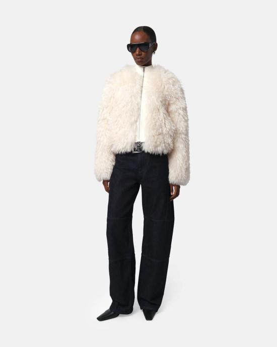  아파리 무스탕 Apparis Lillet Shag Fur Bomber 아이보리