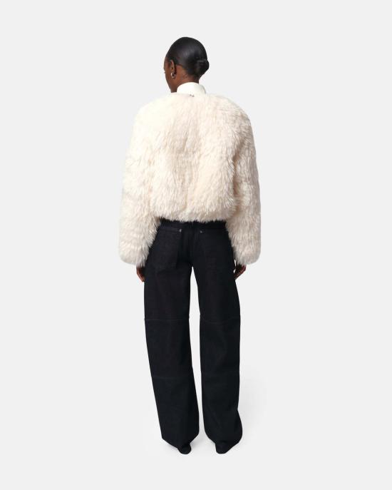  아파리 무스탕 Apparis Lillet Shag Fur Bomber 아이보리 - APPARIS
