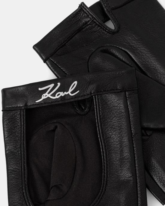 26FW 칼라거펠트 장갑 B3W33011 999 NERO - KARL LAGERFELD