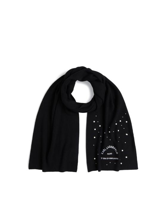 26FW 칼라거펠트 머플러/스카프 B3W33043 999 NERO - KARL LAGERFELD