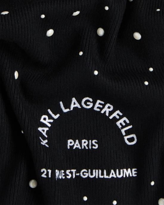 26FW 칼라거펠트 머플러/스카프 B3W33043 999 NERO - KARL LAGERFELD