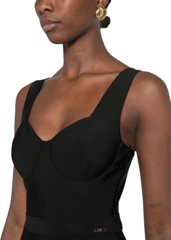 26FW 엘리자베타프랜치 미디 원피스 6992676 BLACK - ELISABETTA FRANCHI