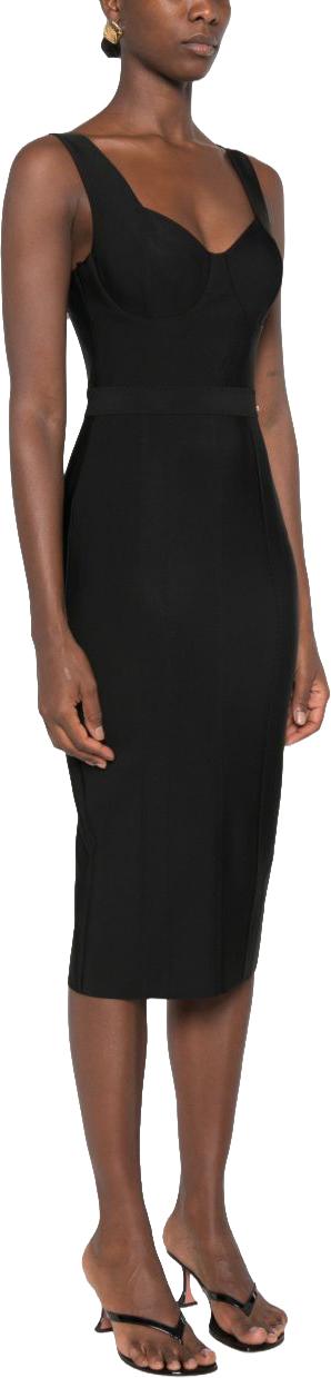 26FW 엘리자베타프랜치 미디 원피스 6992676 BLACK - ELISABETTA FRANCHI