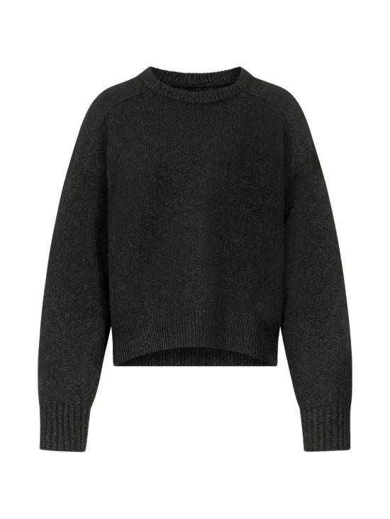 26FW 루루 드 세종 긴팔 티셔츠 BREHACHARCOALMELANGE Gray