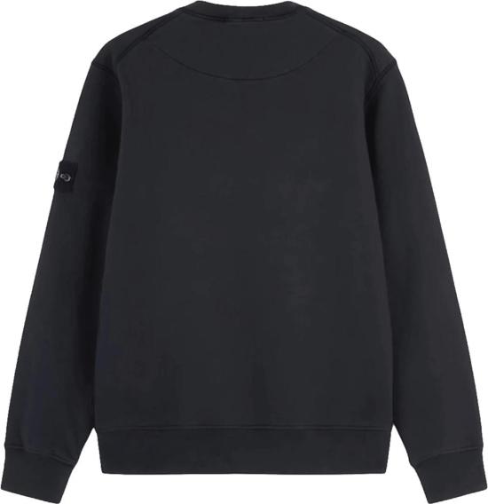 26FW 스톤 아일랜드 스웨터 STONEISLANDL2S156100060S0051V0020ORGANICCOTTONFLEECESWEATERNAVY BLACK - STONE ISLAND