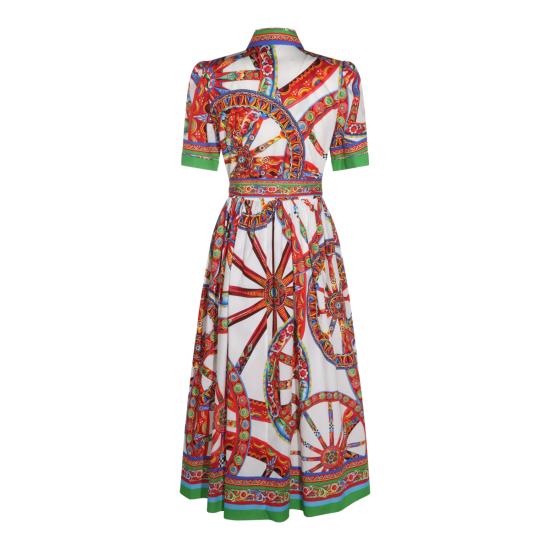 26FW 돌체앤가바나 미디 원피스 F6JFNT GDDTFS9000 CARRETTO - DOLCE & GABBANA