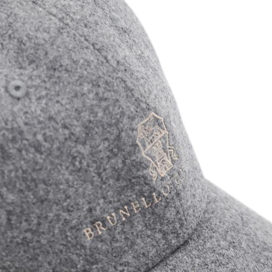 26FW 브루넬로 쿠치넬리 모자 M038P9850 CGQ69 GREY - BRUNELLO CUCINELLI