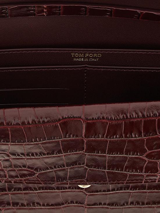 톰포드 클러치/파우치 Tom Ford Aube 미니 클러치백 보르도 - TOMFORD