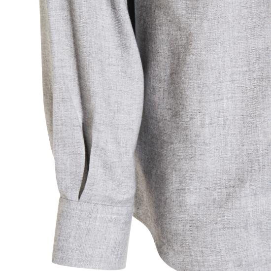 26FW 브루넬로 쿠치넬리 긴팔 셔츠 MY6370627 C045 LIGHT GREY - BRUNELLO CUCINELLI