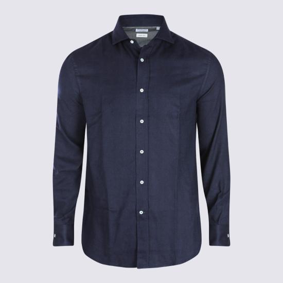 26FW 브루넬로 쿠치넬리 셔츠 MY6370627 C019 NAVY - BRUNELLO CUCINELLI