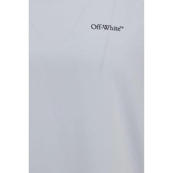  오프화이트 반팔 티셔츠 스몰 북키쉬 티셔츠 화이트 - OFF WHITE