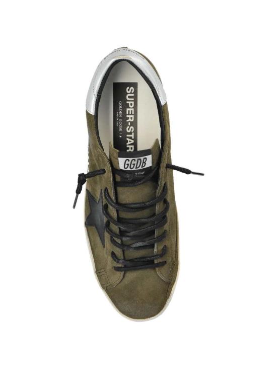 26FW 골든구스 슈퍼스타 스니커즈 GMF00101F008697 36102 DARK GREEN BLACK SILVER - GOLDEN GOOSE