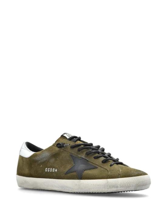 26FW 골든구스 슈퍼스타 스니커즈 GMF00101F008697 36102 DARK GREEN BLACK SILVER - GOLDEN GOOSE