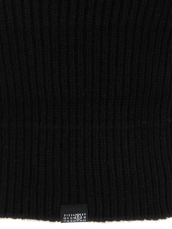  MM6 메종마르지엘라 바라클라바 Mm6 메종 마르지엘라 울 발라클라바 블랙 - MM6 MAISON MARGIELA