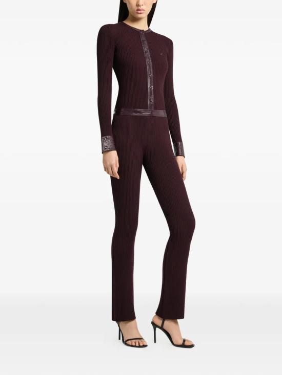 26FW 쿠레쥬 스트레이트 팬츠 326MPA711FI00014010 Bordeaux - COURREGES