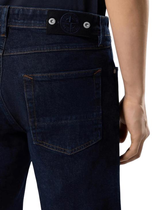 26FW 스톤 아일랜드 데님 팬츠 STONEISLANDL2S14J100007S0J12VJ201STRETCHINDIGODENIMRINSEDSLIMFITJEANSNAVY - STONE ISLAND