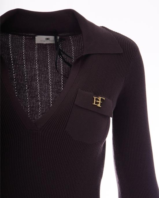 26FW 엘리자베타프랜치 미디 원피스 9533167 BROWN - ELISABETTA FRANCHI