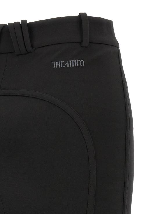  디 아티코 미디 스커트 아티코 비스코스  블랙 - THE ATTICO