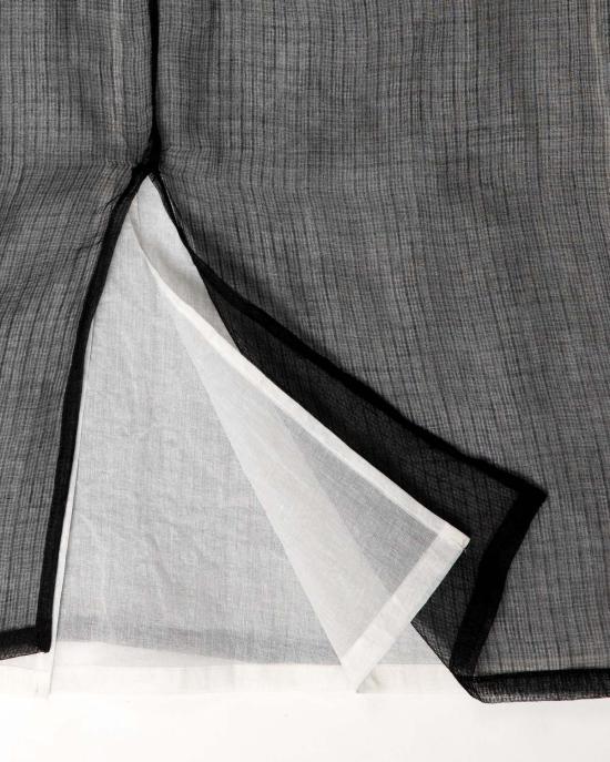  론 미디 스커트 Lwn 더블 디지 오간디 체크 레이스 스커트 - LWN
