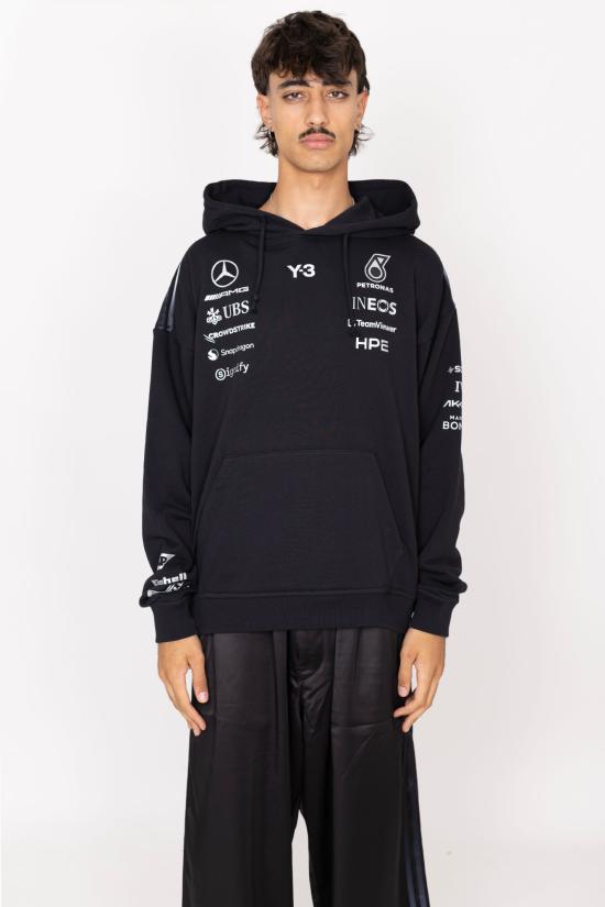 26SS 와이쓰리 후드 티셔츠 KR2392 BLACK