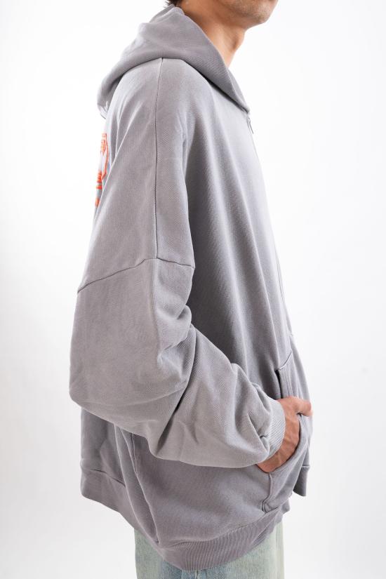 26SS 윌리 차바리아 후드 티셔츠 WCJSY0172 CONCRETE Grey - WILLY CHAVARRIA