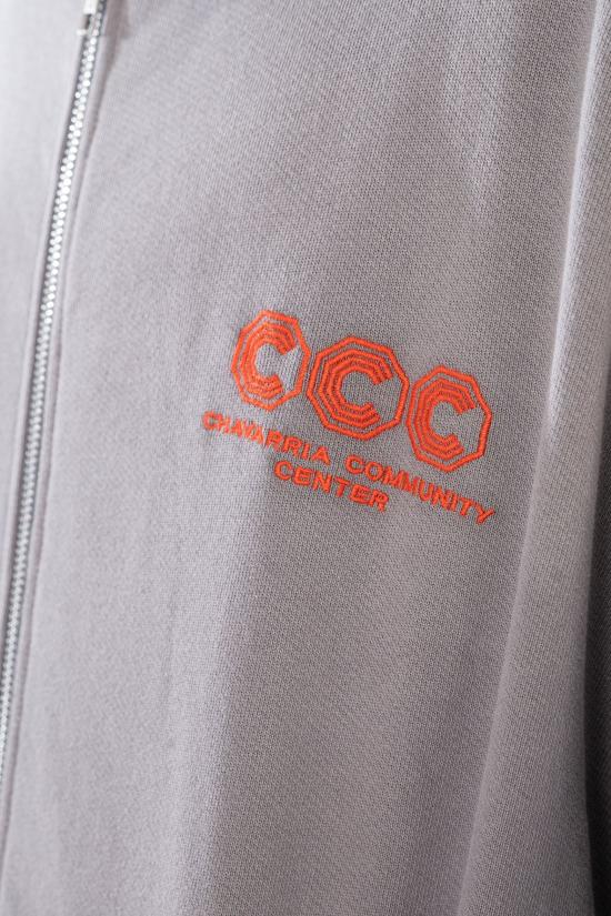 26SS 윌리 차바리아 후드 티셔츠 WCJSY0172 CONCRETE Grey - WILLY CHAVARRIA