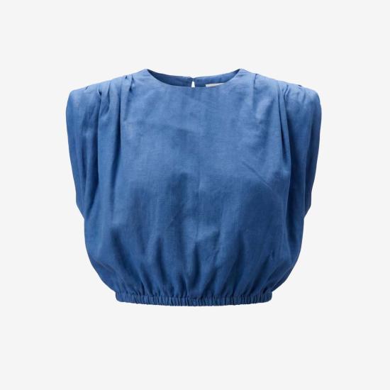  Toccin 블라우스 토신 시렐 스트롱 숄더 탑 - OTHER BRANDS