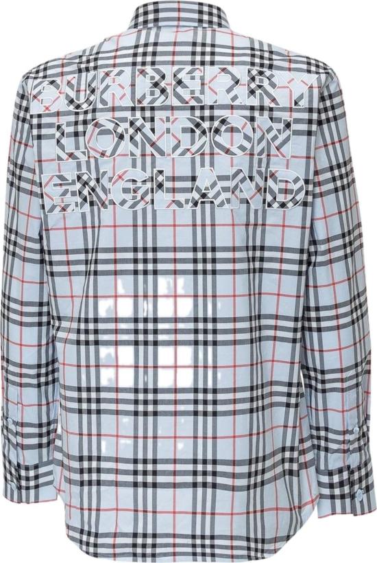  버버리 탑 15569838702932 BLUE - BURBERRY
