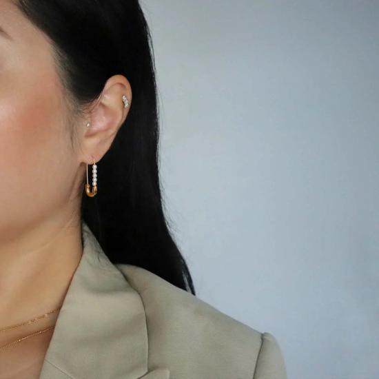 JESSA Jewelry 이어링 제사 주얼리 안전핀 귀걸이 - OTHER BRANDS