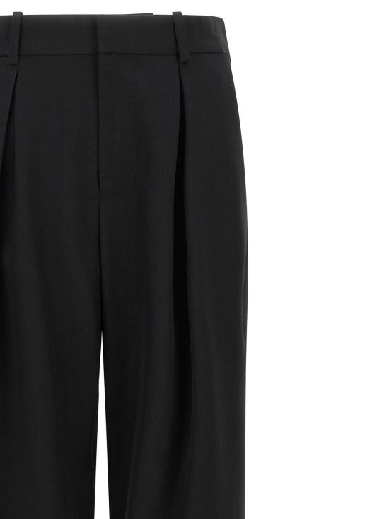 MM6 메종마르지엘라 스트레이트 팬츠 Mm6 메종 마르지엘라 캐주얼 팬츠 블랙 - MM6 MAISON MARGIELA