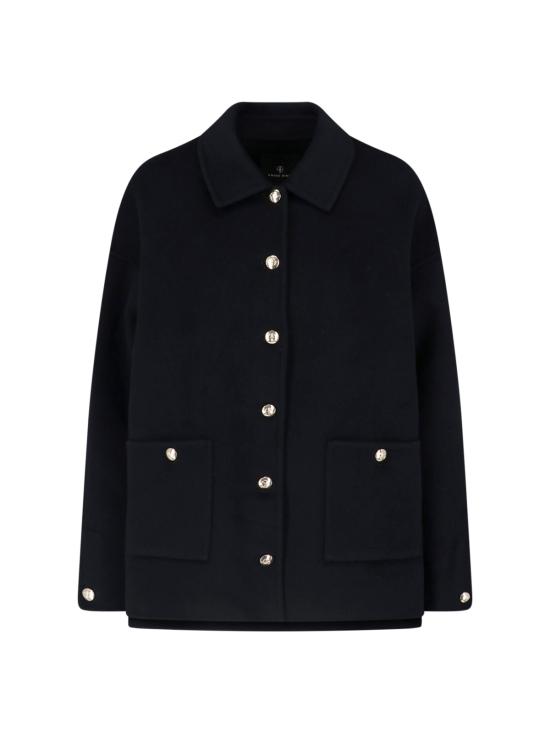26FW 애니빙 자켓 A 01 10442 BLK26 BLACK CASHMERE BLEND
